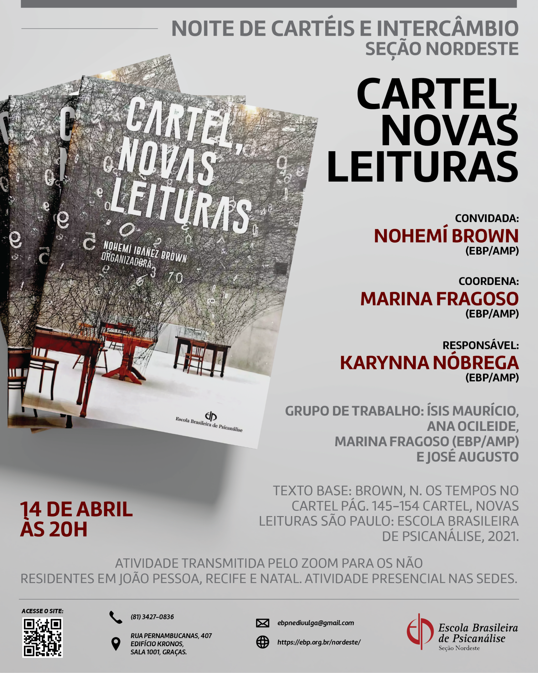 04 - ABRIL - 14 - Atividade de cartéis e intercâmbio Seção Nordeste