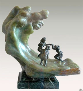  A Onda ou As Banhistas, Camille Claudel (1897/1903) Museu Rodin, Paris