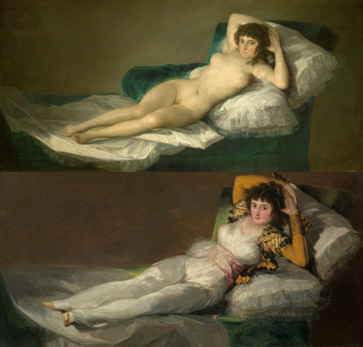 As famosas Majas de Francisco Goya[1]