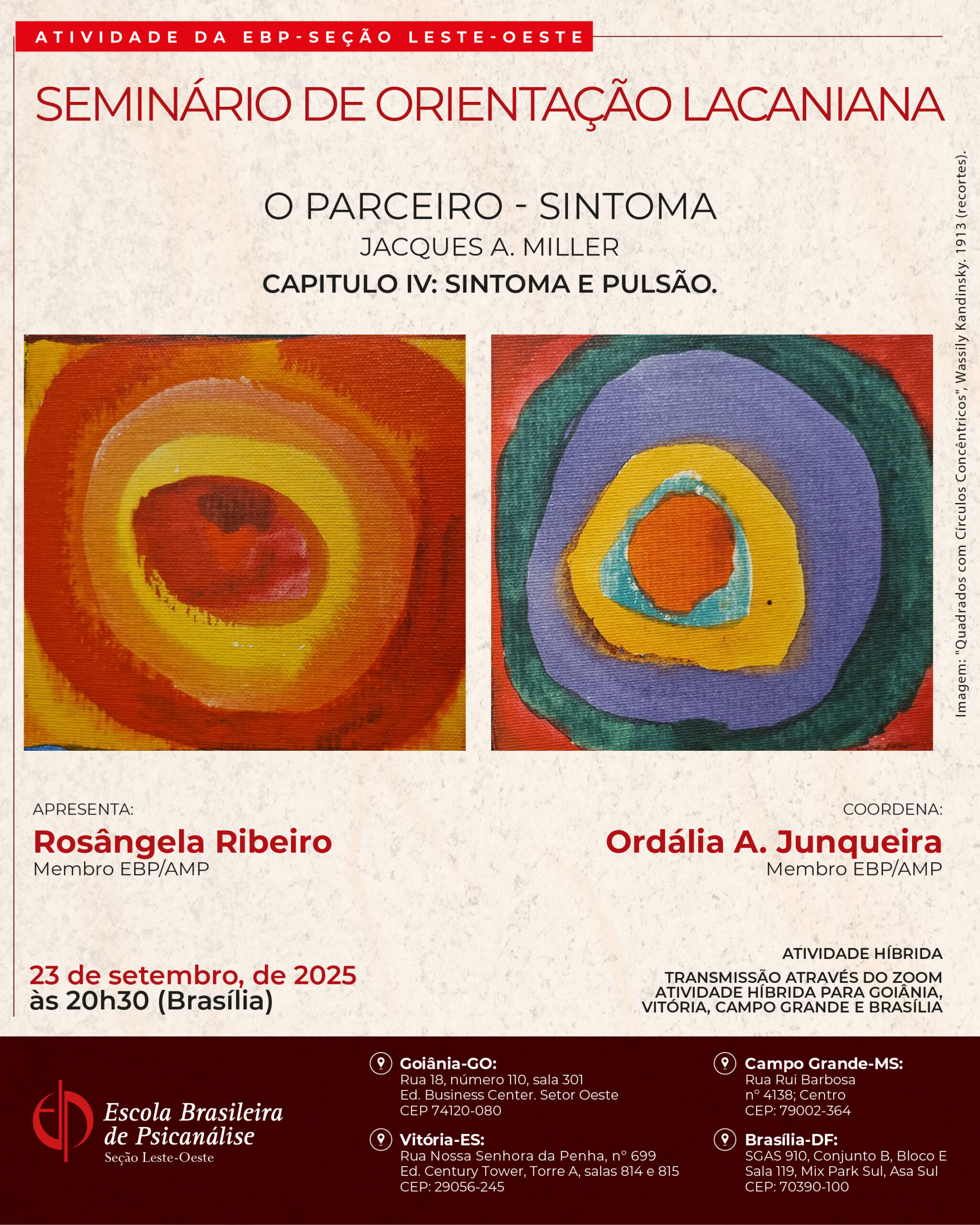 09 - SETEMBRO - 23 - Seminário de Orientação Lacaniana