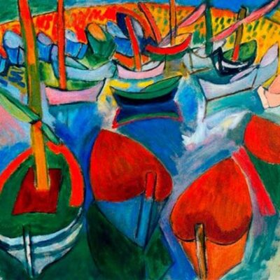 Boats at Martigues (1908), Raoul Dufy